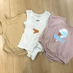 アプレレクール等　ロンパースセット 80・70サイズ