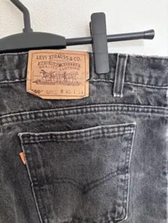 【Levi's550】ブラックデニム　W 40 L 34