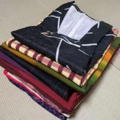 6635 道行コートまとめ売り12着！リメイク•お稽古用など☆