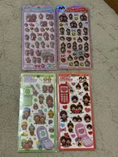 み*る様 【新品未開封品】うるちゅるポップシール　モンチッチ　平成はっぴーフォン