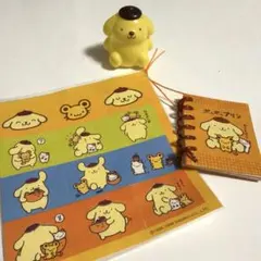 ★レア　ポムポムプリン ノート 文房具 サンリオ 平成　シール　サンリオストア