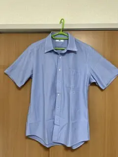 UNIQLO 水色 ボタンダウンシャツ