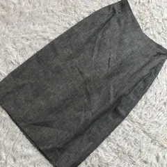 Calvin Kleinタイトスカート グレー リネンのサムネイル