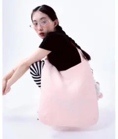 smyeon ソフトタッチ刺繍ショルダーバッグ Smyeon ショルダーバッグ バッグ Soft embroidery shoulder bag