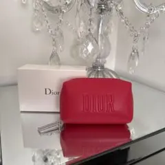【新品】Dior ノベルティ♡ポーチ♡レッド