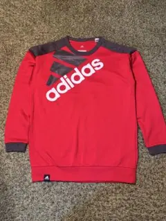 adidas 赤 トレーナー キッズ　160