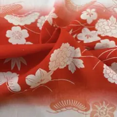 着物 はぎれ 508 生地 布 ハギレ アンティーク 絹　古布　和布　古裂　和柄