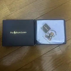 ポロラルフローレン　メンズ　ハンカチ　くま　ブルーのサムネイル