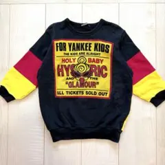 ヒスミニ hysteric mini ヤンキー 黒 トレーナー 男の子 女の子