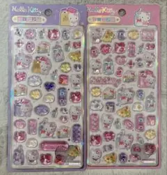 キティちゃん　3D 立体シール　2枚セット　中国限定　正規品　ハローキティ