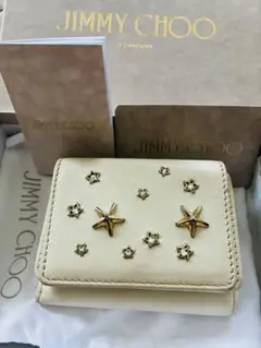 JIMMY CHOO 長財布 スタースタッズ ターコイズ FILIPA 美品 - メルカリ