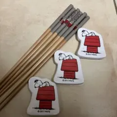 スヌーピーお箸と箸置き3セット