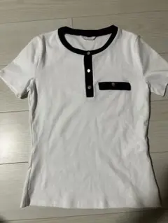 ZARA ホワイト 半袖Tシャツ S 新品未使用
