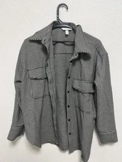 H&M チェック柄シャツジャケット Mサイズ