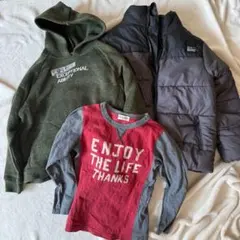 3点まとめ売り男の子130 保育園小学校着替えトレーナー