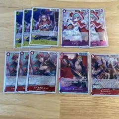 蒼海の七傑ワンピースカードRまとめ売り　ペローナ　レイリーキッドシュガードレーク