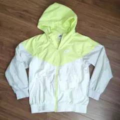Nike ウインドブレーカー キッズ 150 ホワイト/ライム