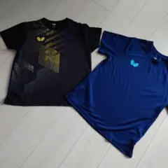 卓球 バタフライ Tシャツ2枚組