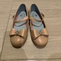 TOCCA フォーマルシューズ ピンク リボン付き　22