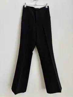 GU　ジーユー　ストレッチフレアパンツ　Mサイズ　ブラック　黒