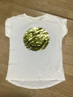 【Zara Girls/ザラ】半袖Tシャツ/164cm★キラキラ★ニコちゃん