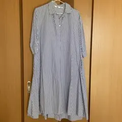 UNIQLO ストライプ シャツワンピース Sサイズ