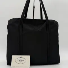 PRADA プラダ　テスートナイロン 刺繍　ロゴ　ハンドバッグ　トートバッグ