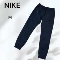 【美品】NIKE ナイキ　ジョガーパンツ ブラック　ウエストゴム　刺繍ロゴ　M