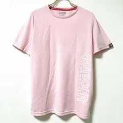 ✨良品✨ アウトドア L ドライTシャツ ♡ ピンク ロゴ パステルカラー 夏のサムネイル