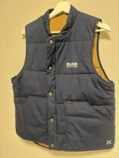 BLUCO ネイビー ダウンベスト
