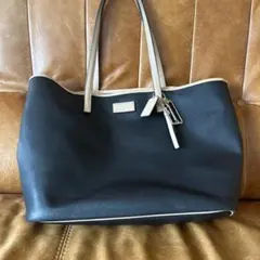 COACH トートバッグ ブラック×ベージュのサムネイル