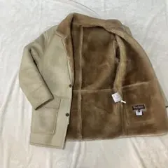 ウィンドアーマー WIND ARMOR毛皮 羊革 ムートン ジャケット　ホワイト