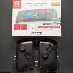 【任天堂ライセンス商品】HORI グリップコントローラー クリアブラック
