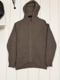 00's archive DIESEL ニットパーカー フーディー ジップ 変形のサムネイル