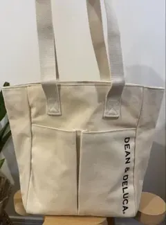 新品DEAN & DELUCAキャンバストートナチュラル肩掛けショルダーシンプル
