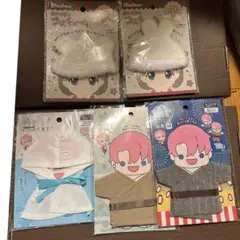 セリア ぬい服 もこもこアニマル帽子 うさぎ くま 着物 てるてるポンチョ