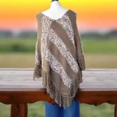 SALE！柔らかいあったかいポンチョストール系