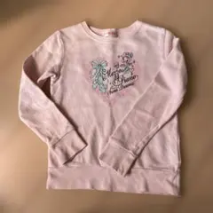 Mezzo Piano スウィートドリームズ ピンク　トレーナー 130cm