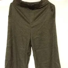 チェック柄 ワイドパンツ Mサイズ