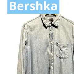 Bershka/ベルシュカ デニムシャツ S 36（M）ブルーのサムネイル