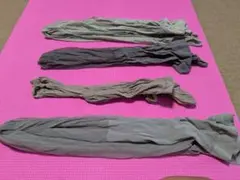 【グレー色】ストッキング４点セットお色は 肌色系です。 安心の匿名配送￥送料込