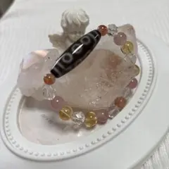 気功玉（健康運UP・精神の安定）オルゴナイトのヘアゴム（願い叶える