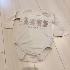 GELATO PIQUE ぬいぐるみ柄ロンパース(70〜80)