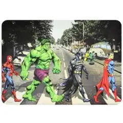 マーベル・コミック キャラクター レトロ調ブリキ看板　インテリア雑貨