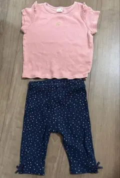 プティマイン　プティプラGIRLS Tシャツ&レギンス　90