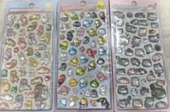 BONBON DROP 動物・鳥キャラクターシール 3シートセット