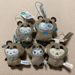 サンリオキャラクターズ　どうぶつ着ぐるみマスコット　たぬき編