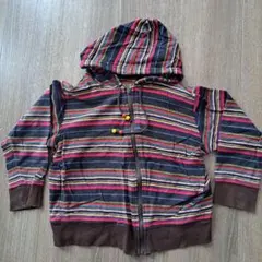 EAST BLUE ストライプ パーカー 130cm