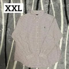 90s Ralph Laurenラルフローレン 長袖シャツ XXL