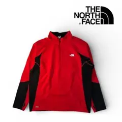 THE NORTH FACE ハーフジップジャケット レッド/ブラック